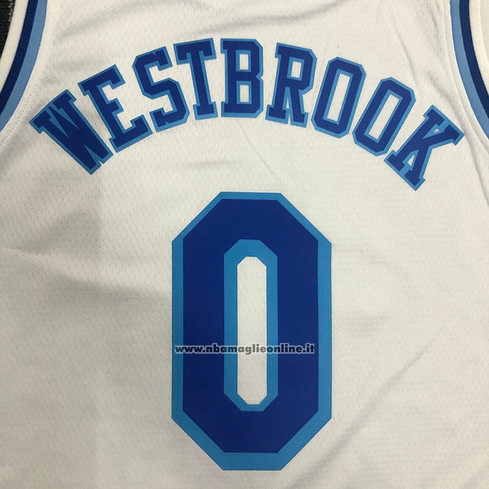 Maglia Los Angeles Lakers Russell Westbrook #0 Classic 2019-20 Bianco